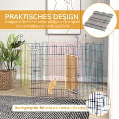 Homestar Otroška ograja za pse 6 panelov 120x60 cm večbarvna kovinska