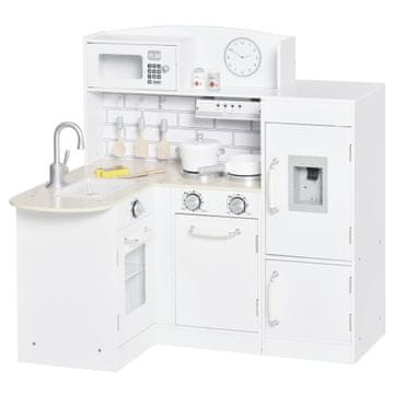 Homestar Igralna kuhinja Elektronski vodni razpršilnik 86x64x84,5 cm Bela