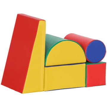 Homestar Set mehkih gradnikov 5 kosov 40,6x40,6x20,3 cm večbarvno