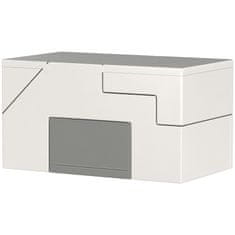 Homestar Komplet mehkih igralnih kock 2 kosa 86x49x47 cm siva