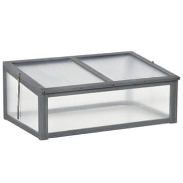 Homestar Zimski okvir rastlinjaka 100x65x40 cm siva
