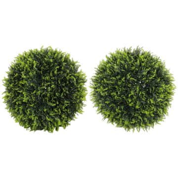 Homestar Set umetnih cedrovih rastlin 2 kosa 45 cm zelena