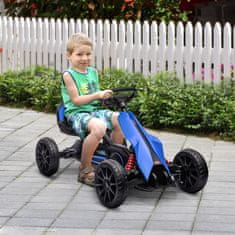 Homestar Pedalni gokart nastavljivo sedež 100x58x58,5 cm modra
