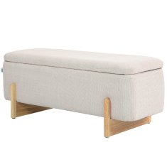 Homestar Shranjevalna klop 111x44x44,5 cm krem