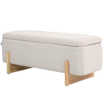 Homestar Shranjevalna klop 111x44x44,5 cm krem