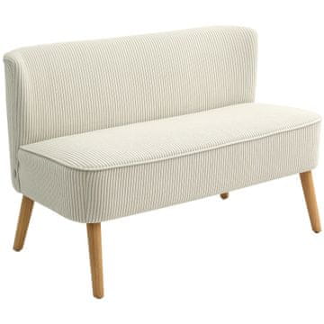 Homestar Dvosedna kavč 117x56,5x77 cm krem