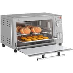 Homestar Mini pečica 9L 35x24,6x20 cm srebrna