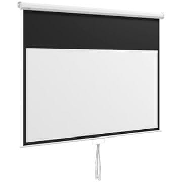Homestar Projekcijsko platno 172x96 cm Belo