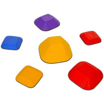 Homestar Set za ravnotežje kamnov 6 kosov 21,5x21,5x4 cm večbarvno