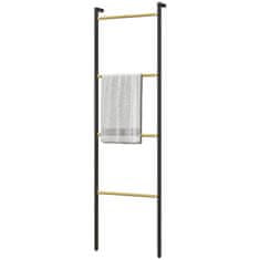 Homestar Lestev za brisače 49x167,5 cm Črna