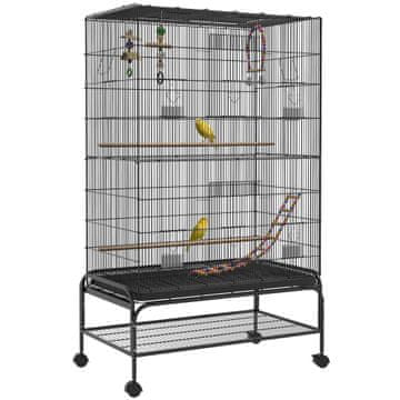 Homestar Kletka za ptice 91x56x120 cm Črna