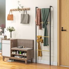 Homestar Lestev za brisače 49x167,5 cm Črna