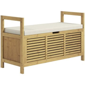 Homestar Klop za čevlje 100x40x60 cm naravni
