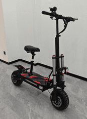 BOYUEDA BOYUEDA S3-11 električni skiro z dvojnim motorjem 6000 W, baterijo 60 V 38 Ah, 11" pnevmatikami in dosegom do 120 km