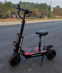 BOYUEDA BOYUEDA S3-11 električni skiro z dvojnim motorjem 6000 W, baterijo 60 V 38 Ah, 11" pnevmatikami in dosegom do 120 km