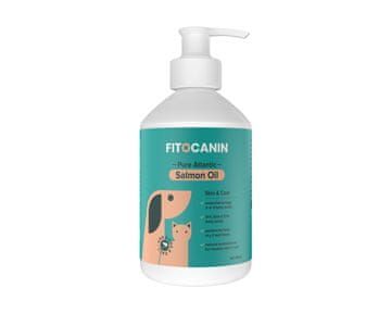 Fitocanin lososovo olje za pse in mačke. - lososovo olje za pse in mačke (500 ml, pribl. 250 odmerkov)