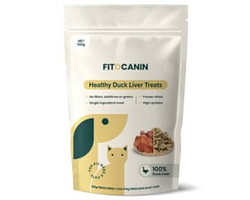 Fitocanin priboljšek za pse in mačke - 100% račji priboljški, freeze-dried (100 g)