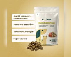 Fitocanin priboljšek za pse in mačke - 100% račji priboljški, freeze-dried (100 g)