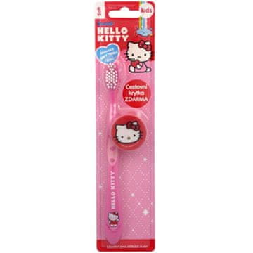 VitalCare Zobna ščetka Hello Kitty s pokrovčkom