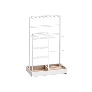 Songmics Stojalo za nakit 11.5x19.6x30.8 cm belo