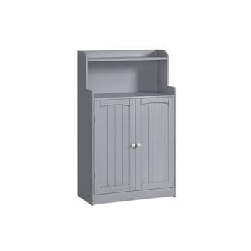 Songmics Kopalniška omarica 30x60x100 cm siva