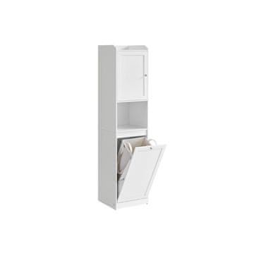 Songmics Kopalniška omarica 40x40x170 cm Bela