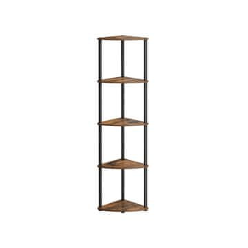 Songmics Kotna polica 38.3x27x139 cm rjava