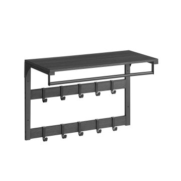 Songmics Stenska obešalna palica 30x65x42 cm siva
