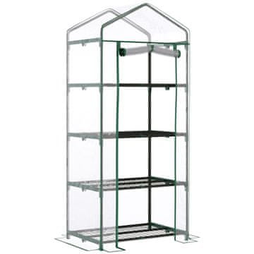 Homestar Toplarna 4 police 70x50x160 cm zelena