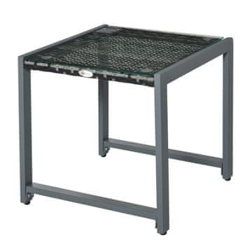 Homestar Stranska mizica 50x49,5x50 cm siva