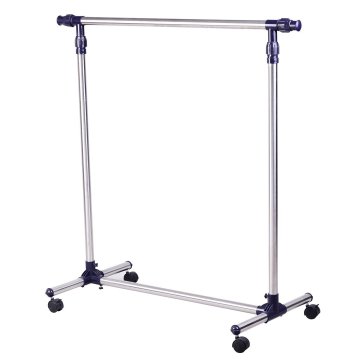 Homestar Oblačilni regal nastavljiv 86x45x95 cm iz nerjavečega jekla