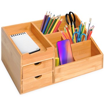 Homestar Organizator za pisalno mizo 33x20,5x15,5 cm rjav