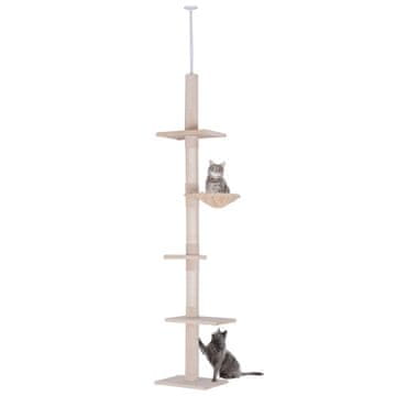 Homestar Mačje drevo 40x34x230-260 cm Bež