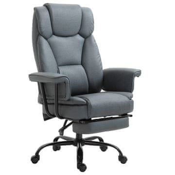 Homestar Pisarna stol z naslonom, 68x80x120 cm, siva
