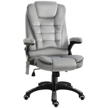 Homestar Pisarna stol masaža 68x72x110 cm siva