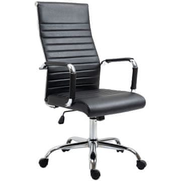 Homestar Pisarna stol 54x62x104-114 cm Črna