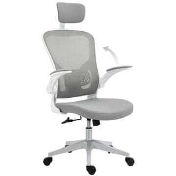 Homestar Pisarna stol Ergonomičen pisarniški stol 65x64x114-122 cm Siva
