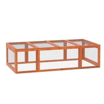 Homestar Majhen kletka za male živali 180x90x48 cm oranžna