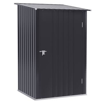 Homestar Vrtna uta 100x103x160 cm temno siva kovina