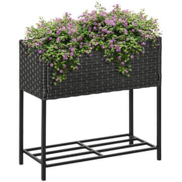 Homestar Dvignjena vrtna greda 70x30x72 cm rjava