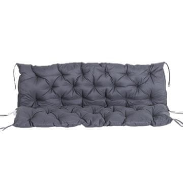 Homestar Blazina za klop 150x98x8 cm temno siva