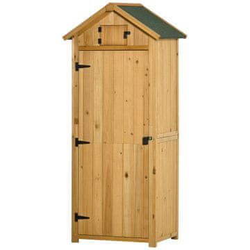 Homestar Vrtna omara 77x54,2x179 cm rumena shramba