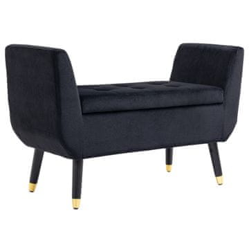 Homestar Klop 107x42x65 cm Črna za shranjevanje