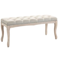 Homestar Tapecirana klop 110x40x48 cm bež