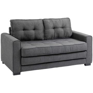 Homestar Sofa postelja za 2 osebi, 147,5x75x85 cm, siva
