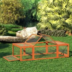 Homestar Majhen kletka za male živali 180x90x48 cm oranžna