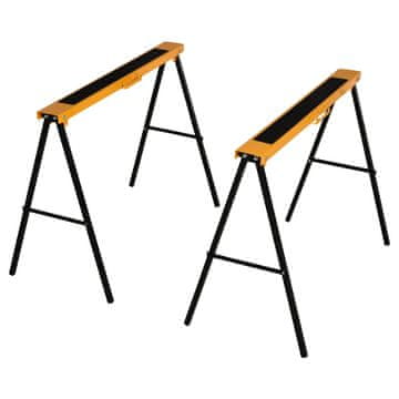 Homestar Delovna klop 99,5x50x78 cm oranžna zložljiva