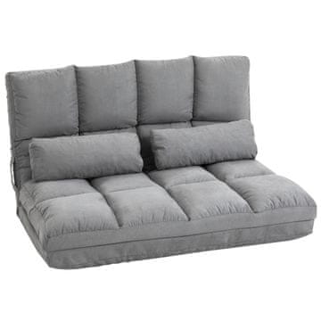 Homestar Talna stolna postelja 102x73x60 cm siva