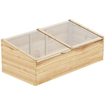Homestar Lesena hladna greda za rastlinjak 100x50x35 cm naravna