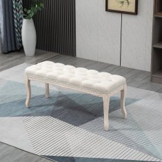 Homestar Tapecirana klop 110x40x48 cm bež